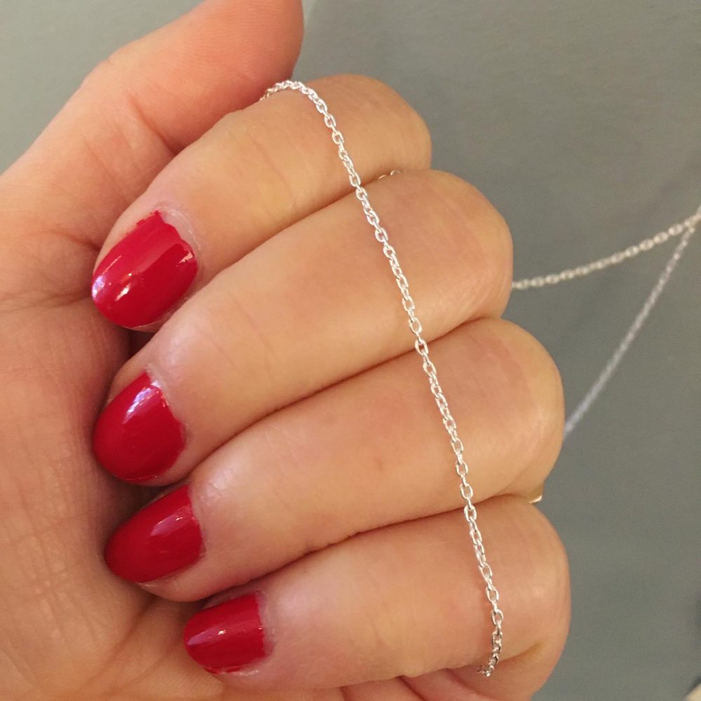 Chaine 'nue' en argent 925/1000